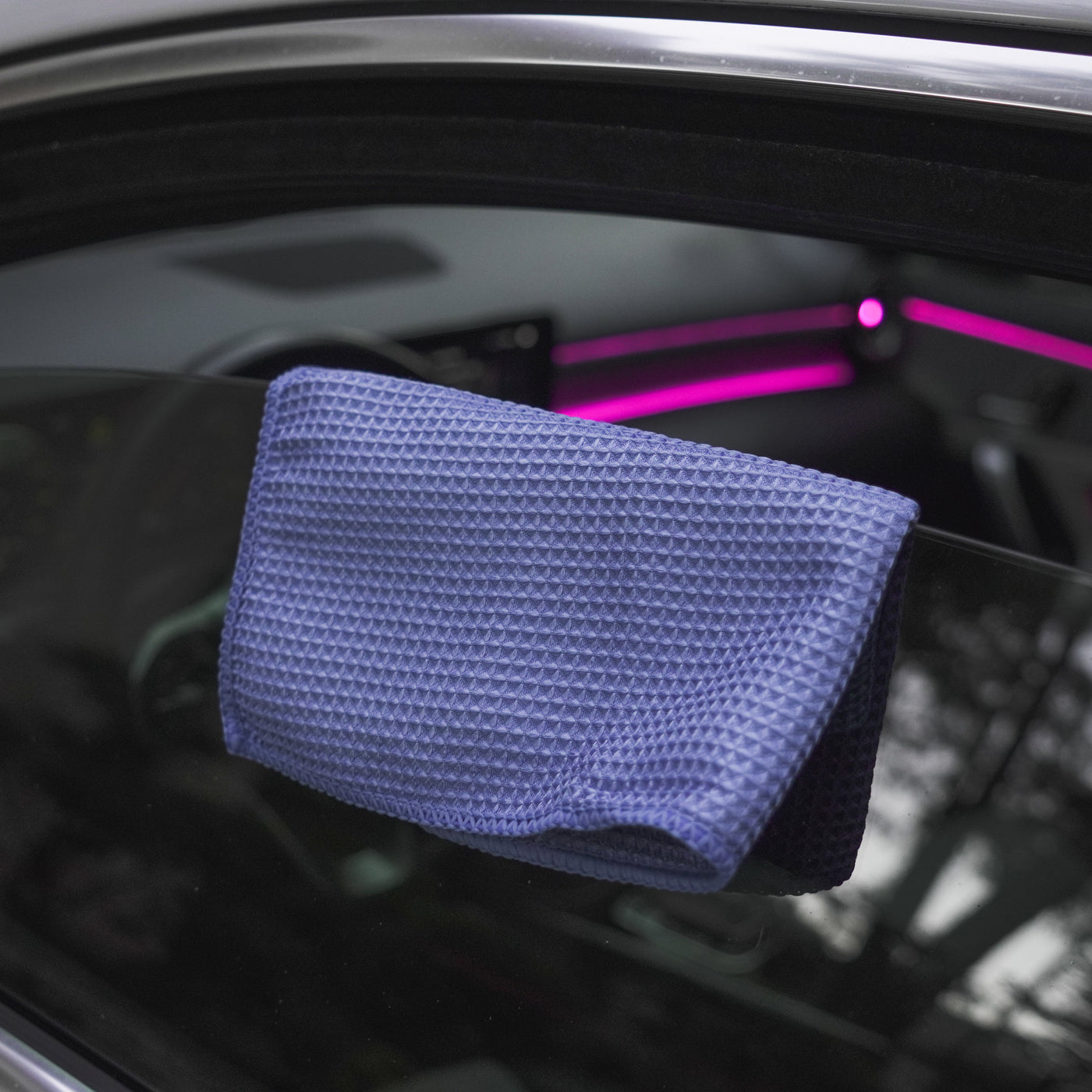 NANO-TEQ | Waffle Weave Non-Streak Glass Rags (3-Pack)